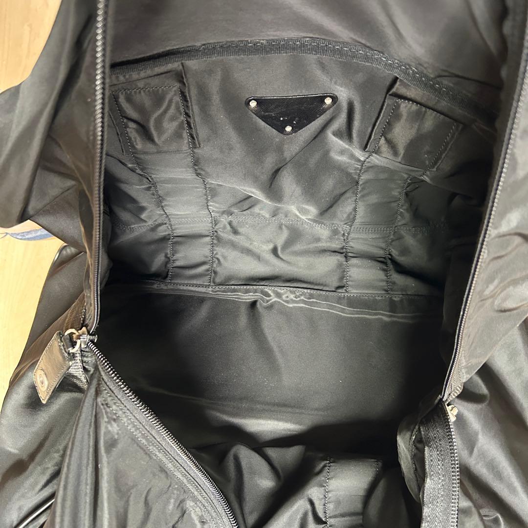 PRADA プラダ ボストンバッグ ナイロン ブラック 大容量 軽量 鍵付き