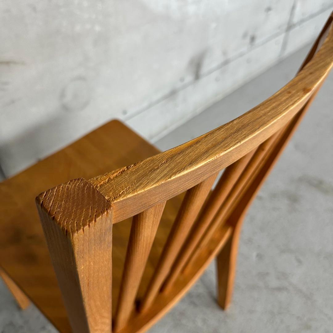 ★杉本家具★ ホワイトオーク無垢 ダイニングチェア｜オイル塗装 高級家具 ①