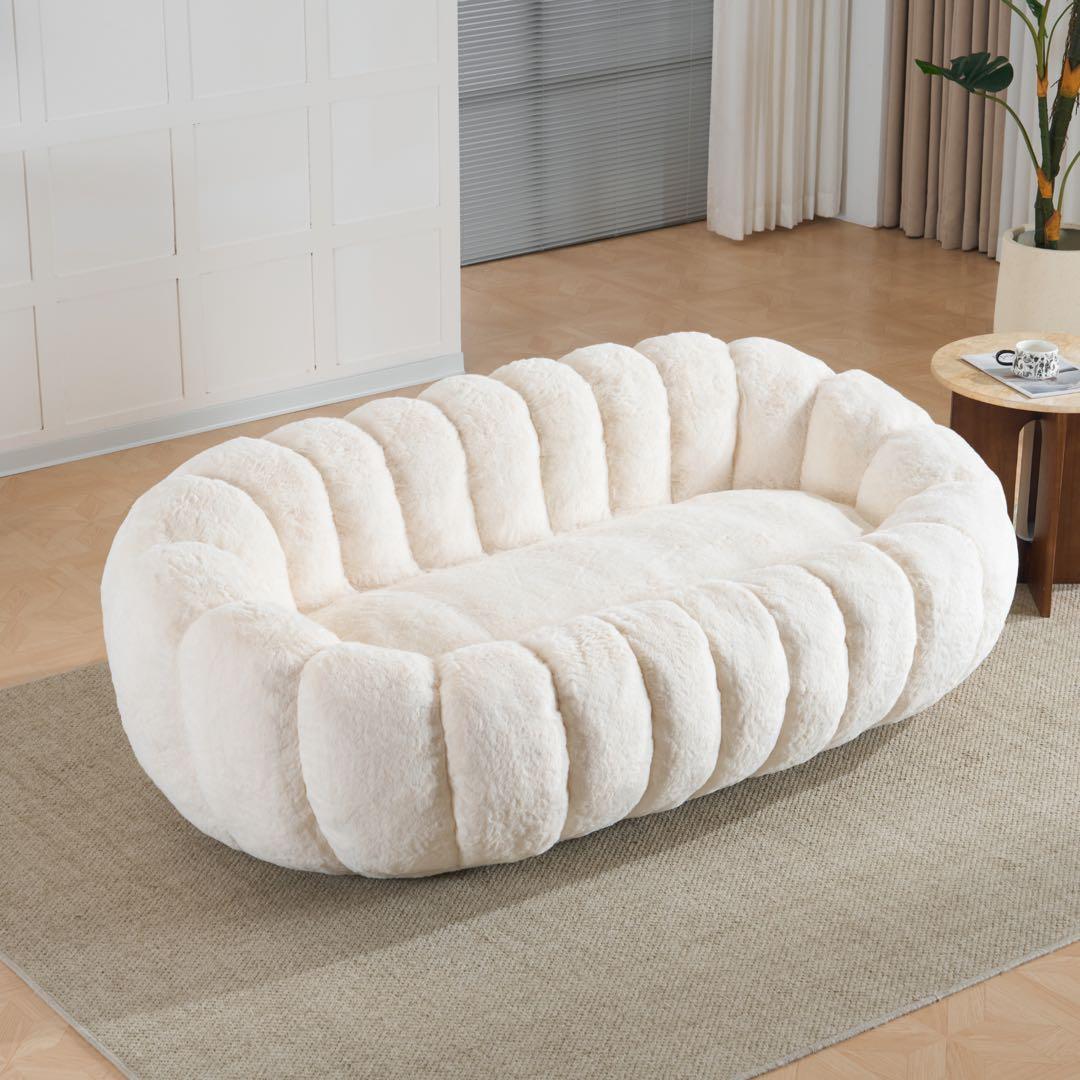 【新品】2-3人用 圧縮完成品ソファ 耐荷重300kg ふわふわ