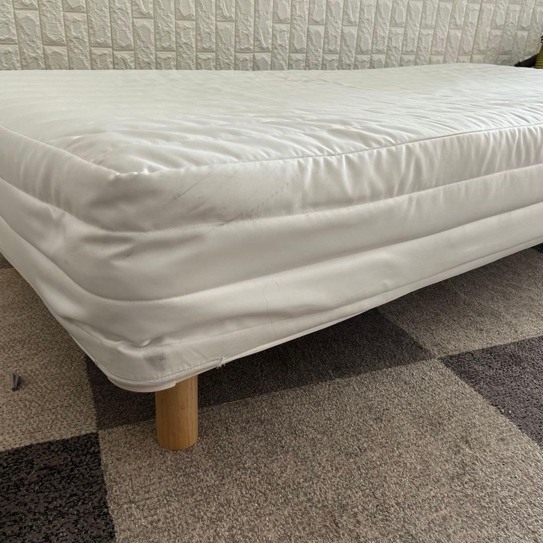 都内23区送料無料❗️ 無印良品　シングルベッド　脚付マットレス✨