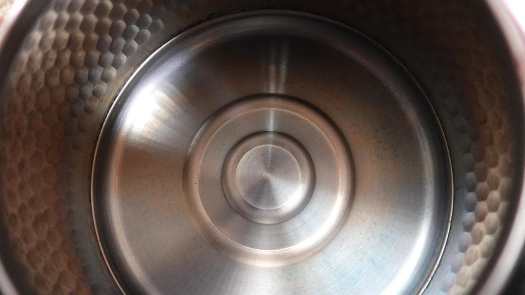 純銅 黒銅仕上げ やかんケトル 編み込みハンドル