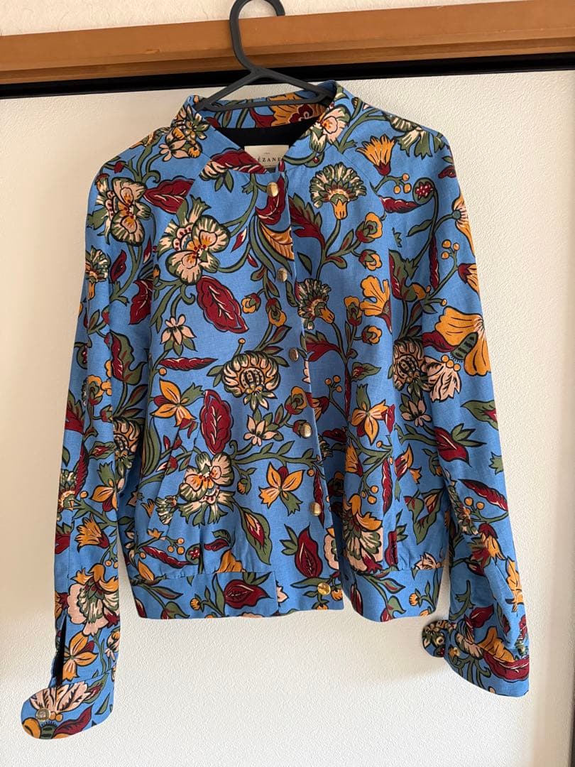 A*a様 Sezane レア品 花柄デザインジャケット 36