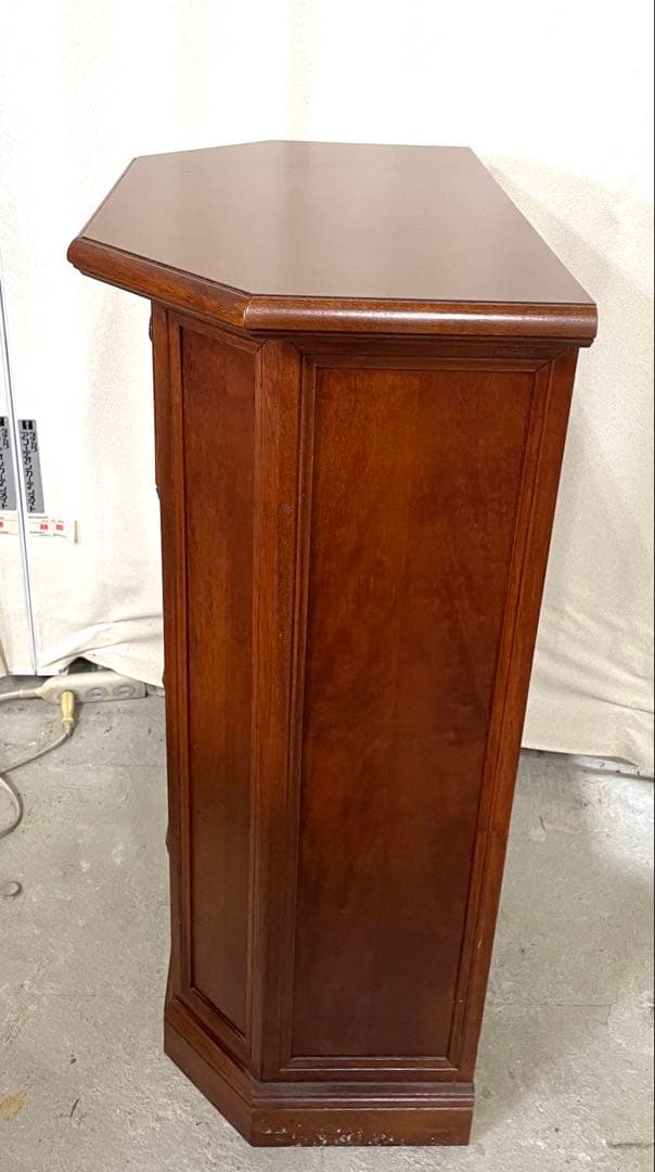 6角チェスト 引き出し キャビネット 電話台 アンティーク イタリア