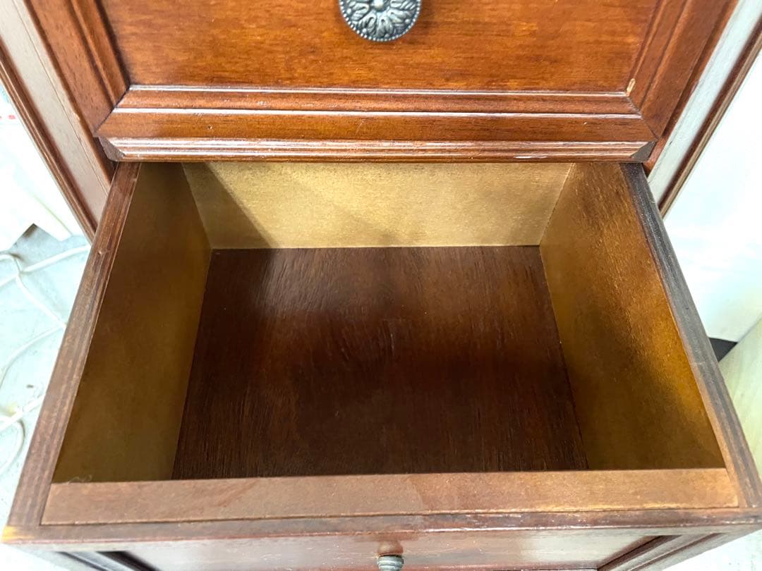 6角チェスト 引き出し キャビネット 電話台 アンティーク イタリア