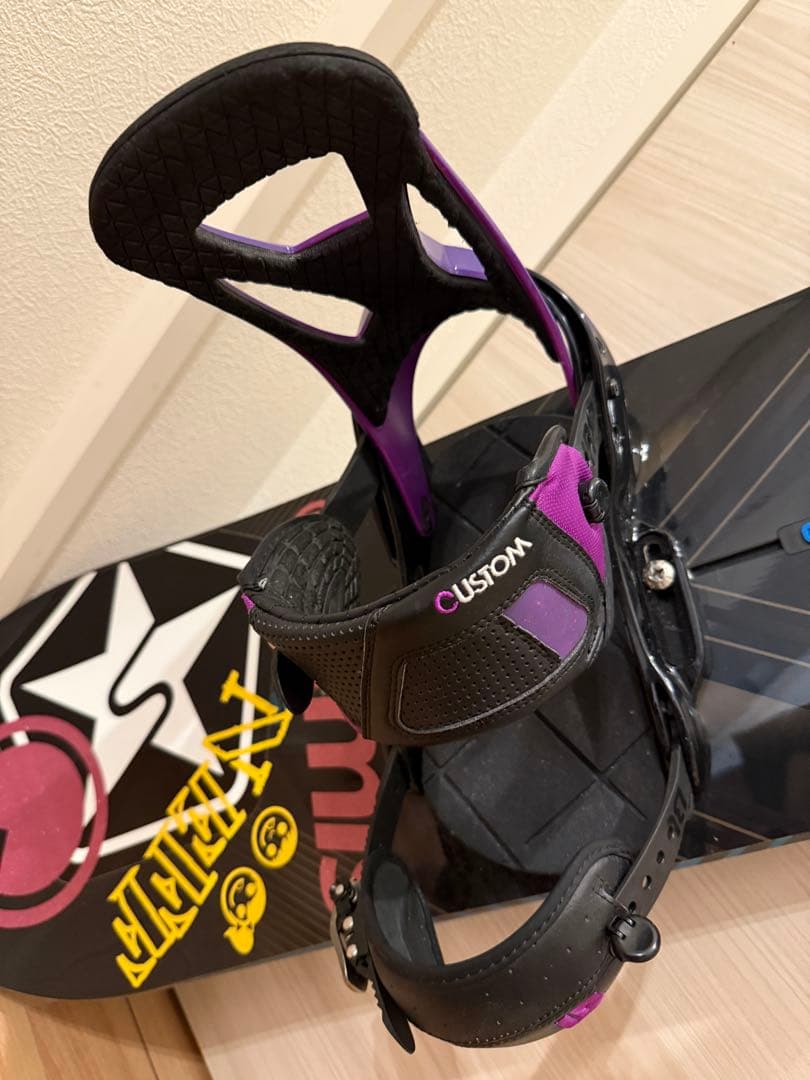 【レア】【美品】BURTON レイトモデル Flying V ビンディングセット