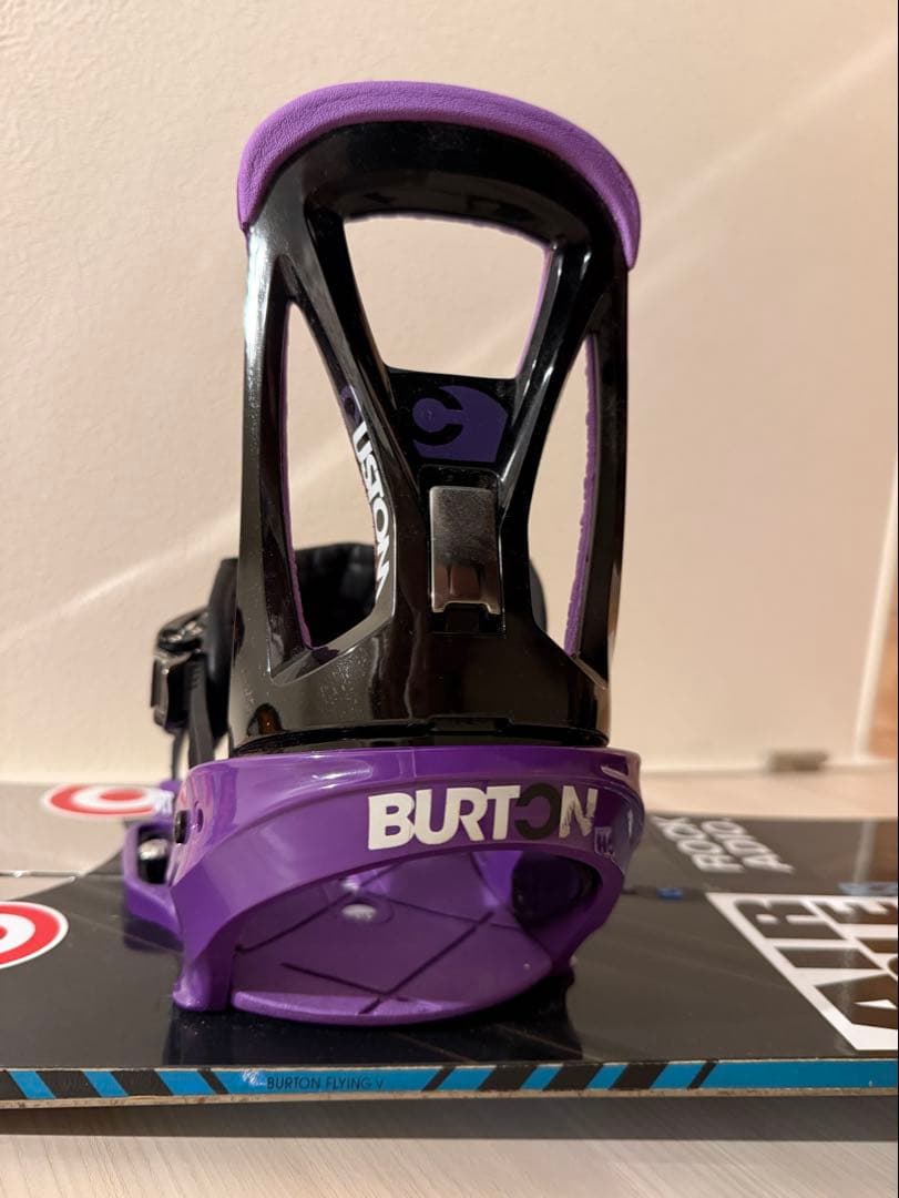 【レア】【美品】BURTON レイトモデル Flying V ビンディングセット