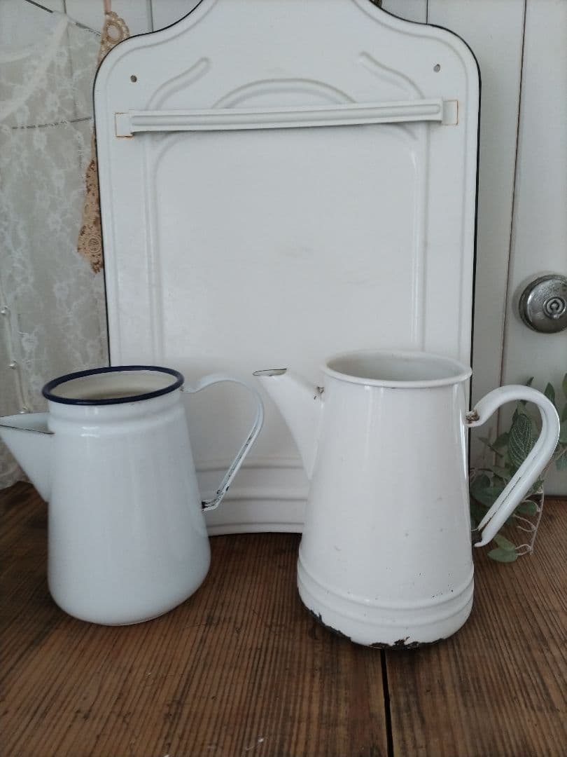 アンティークホーロー　ヴィンテージホーロー　ドイツ フランスアンティーク