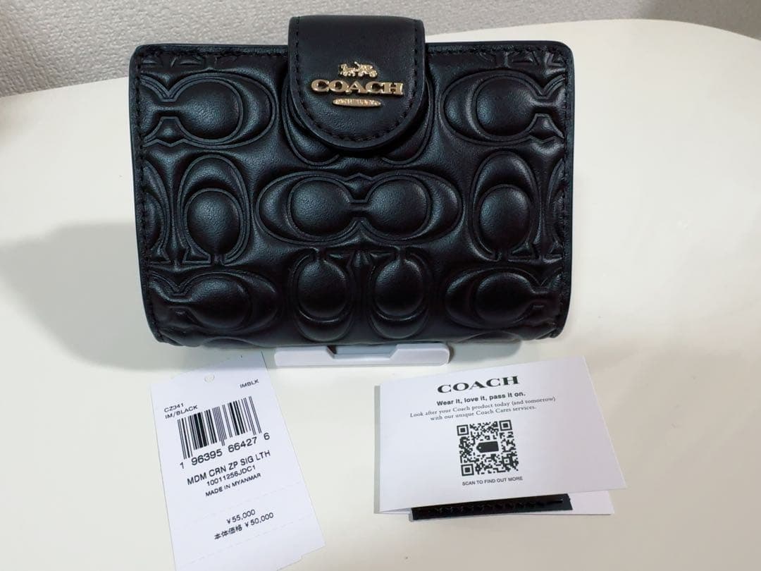 【新品・正規品】コーチ 2つ折り財布 2点セット