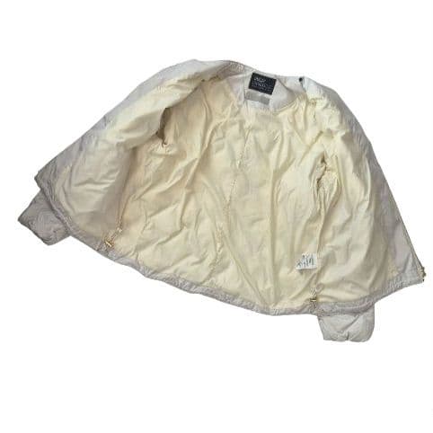 TAION×UNFILO人気✨キルティング ショート丈ブルゾン アイボリー