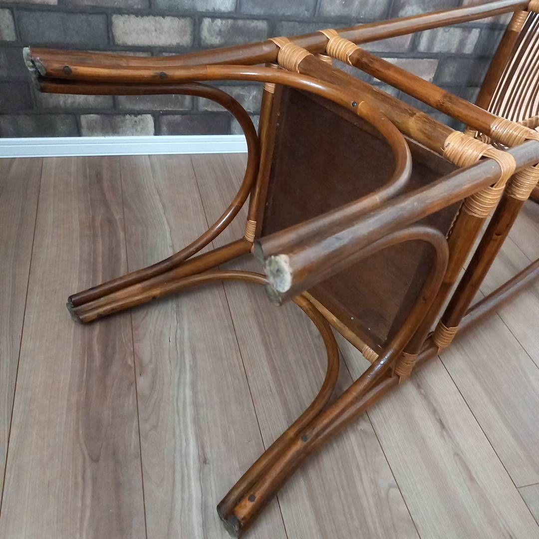 ラタンランプシェード　ラタン飾り棚　ラック　オールドラタン