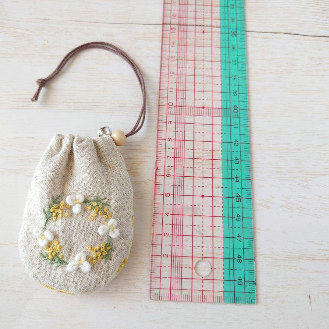 ちっちゃなりんりんお守りサシェ【フラワーリース】