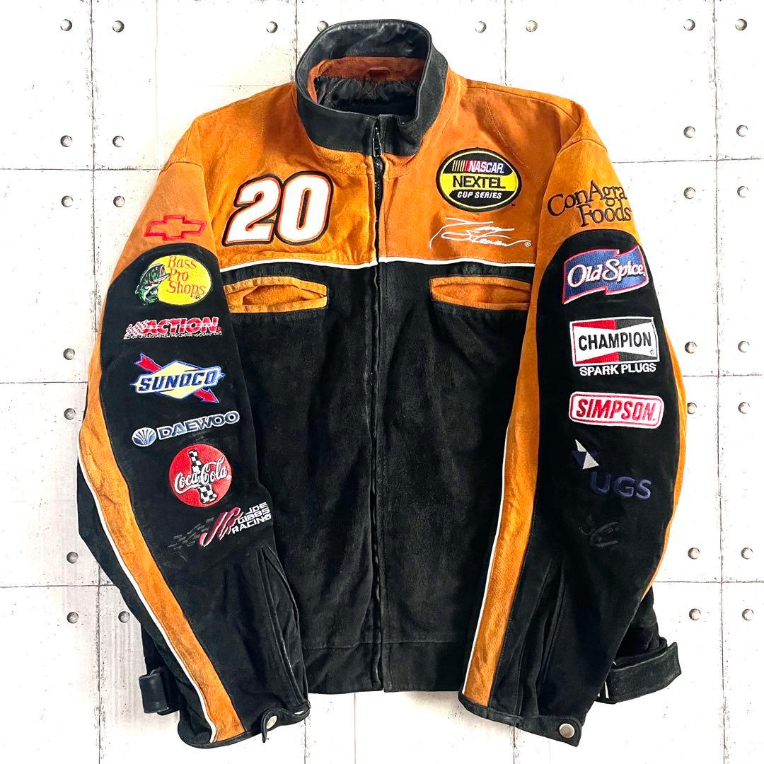 【WILSONS LEATHER】90s NASCAR レーシングジャケット M