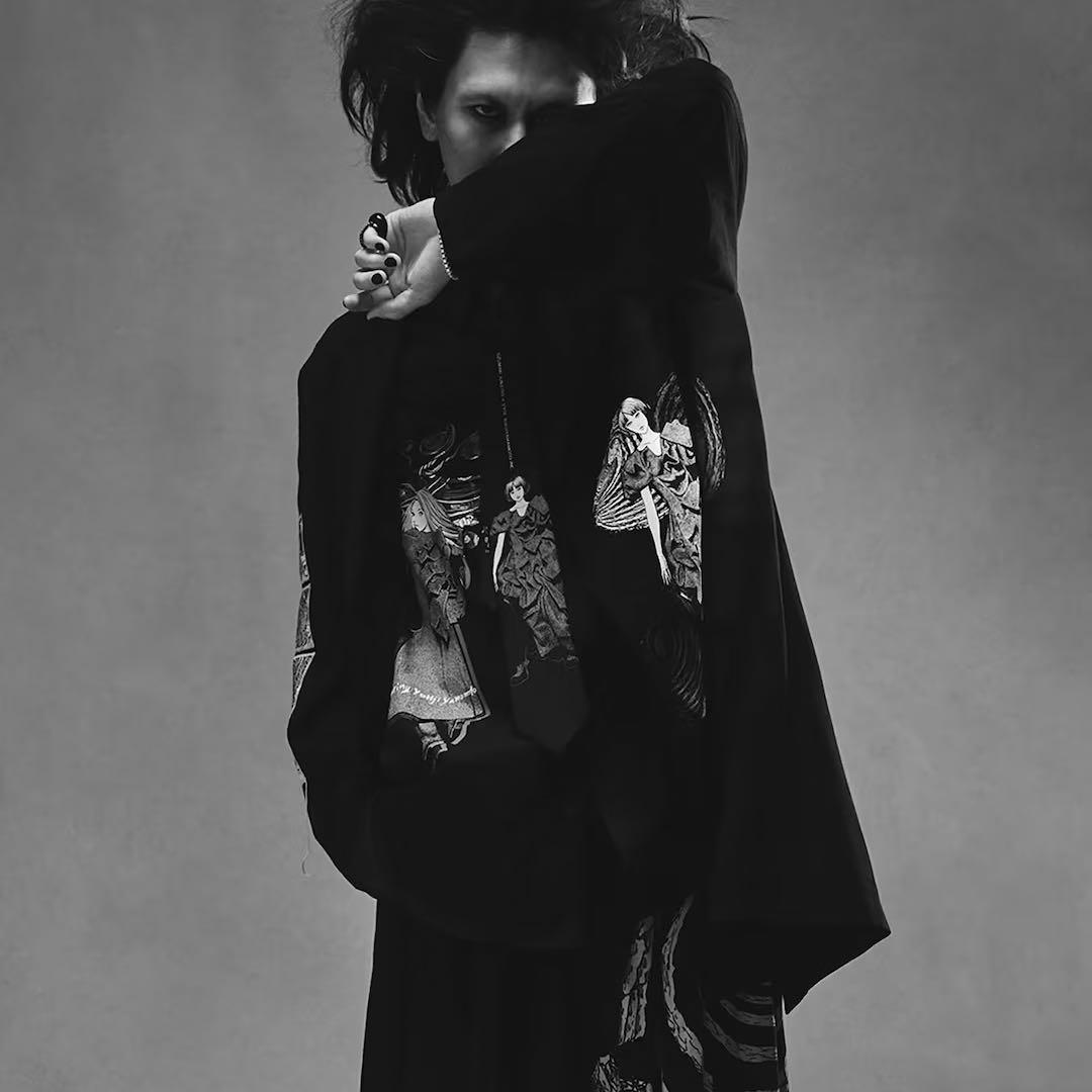 S'YTE×伊藤潤二 25aw 黒谷あざみ シルク ネクタイ / うずまき