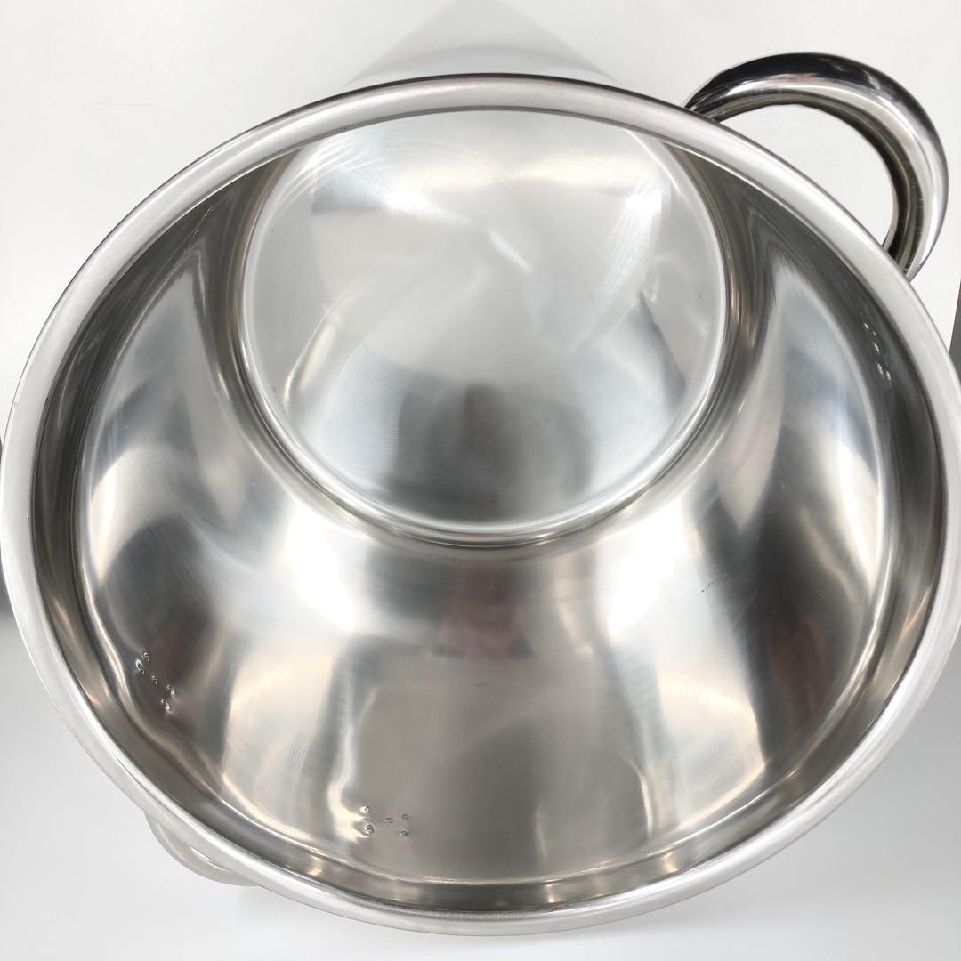 業務用 寸胴鍋 直径36cm 約35L SUS316 モリブデン 大容量