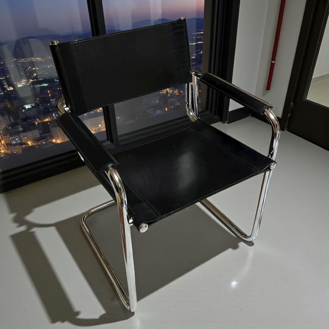 カンチレバーチェア　アームチェア 本革　STUDIO-LINE スタジオライン