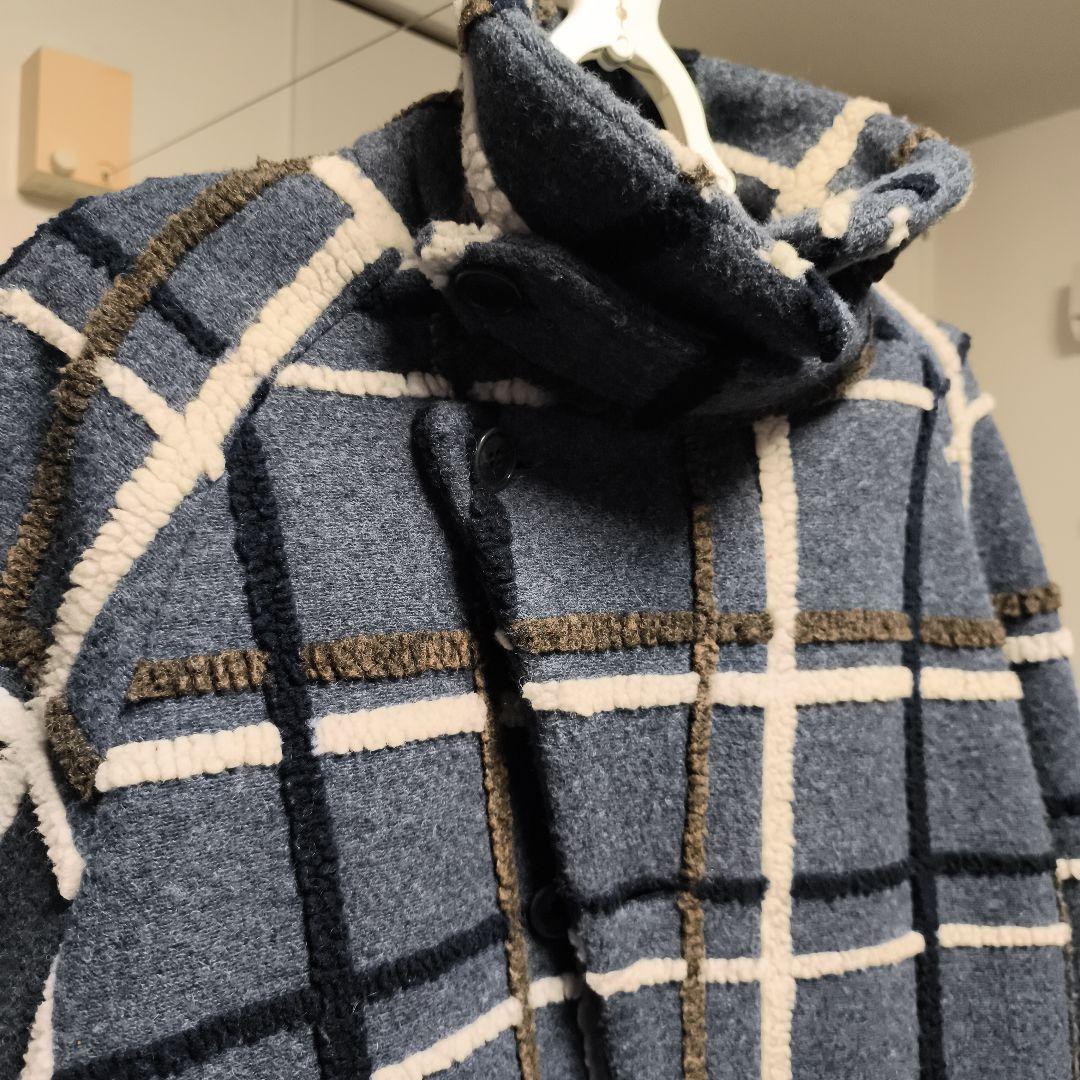 【期間限定価格】美品 HENRIK VIBSKOV チェック ウールコート