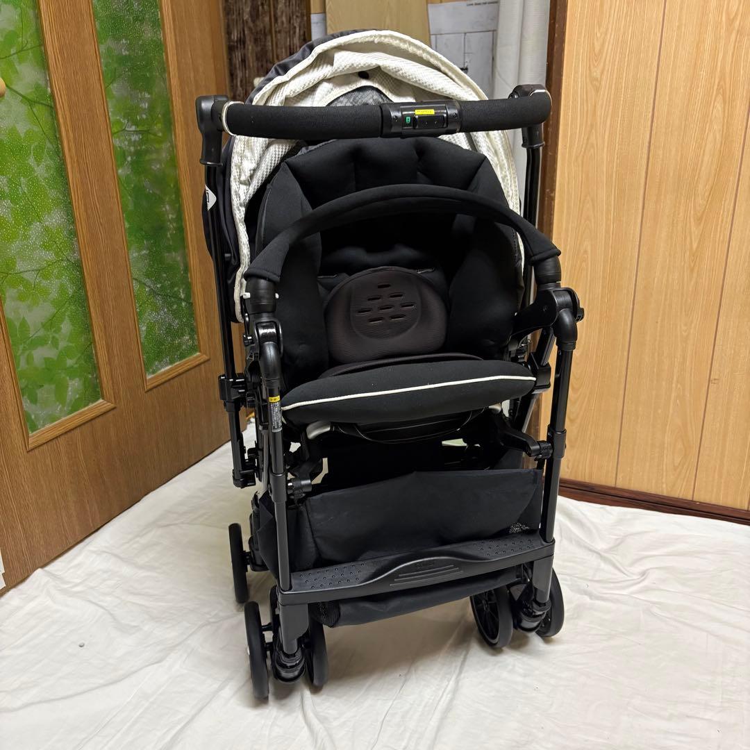 コンビ メチャカル オート4キャス コンパクト エッグショック ベビーカー 美品