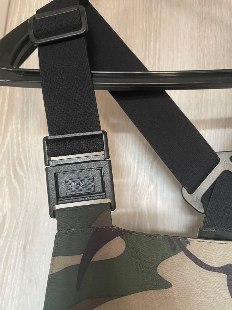 エアブラスター スノーボードウェア 紺 迷彩 上下 セット