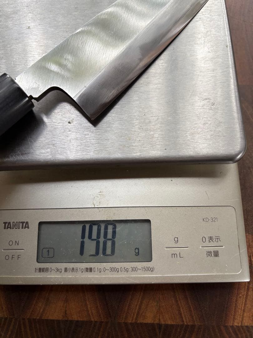 堺打刃物　出刃　170mm 6寸　包丁　薄口　舟行　和包丁　未使用　白鋼