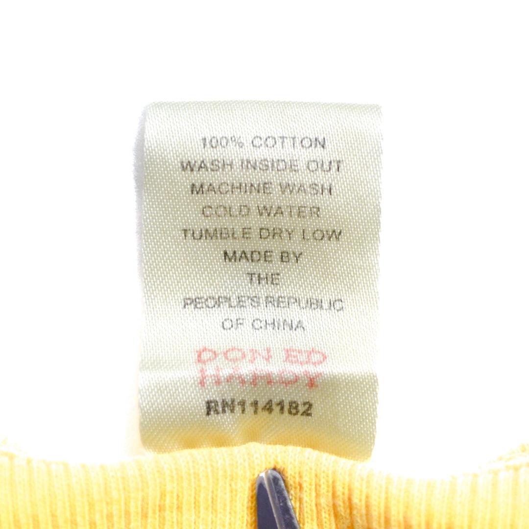 【美品】ED HARDYエドハーディ ベイビーデビル ダメージドタンクトップ黄色