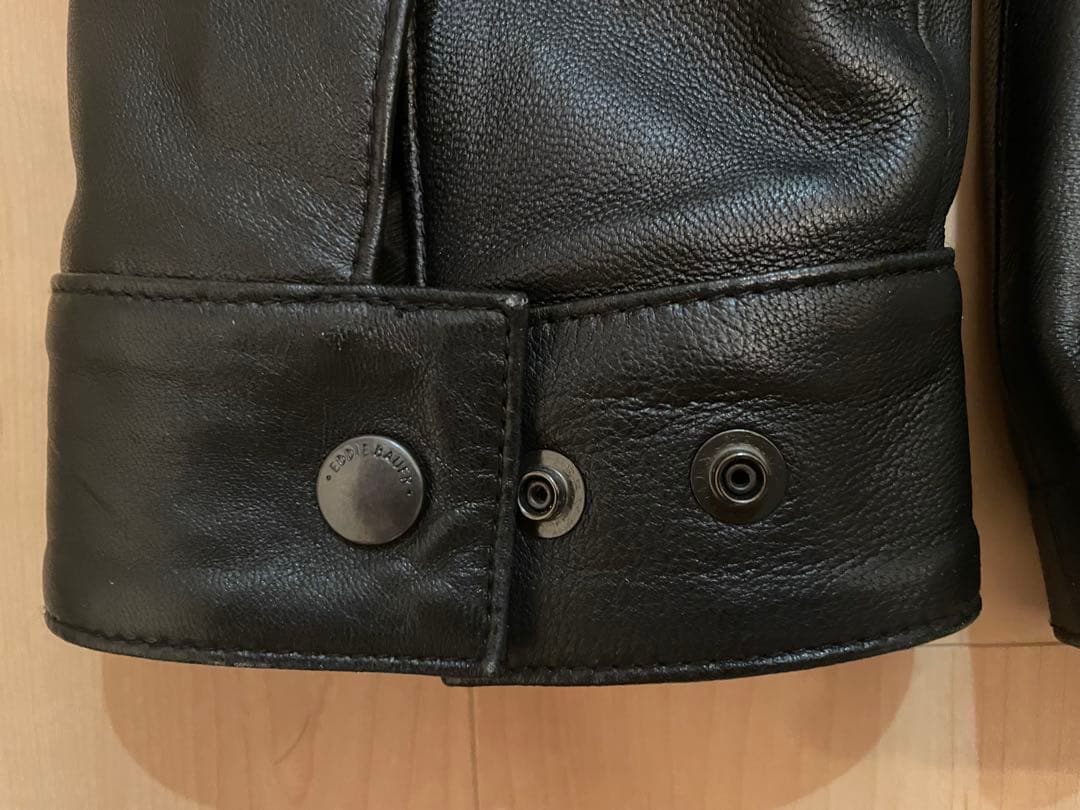 Eddie Bauer / レザージャケット black L