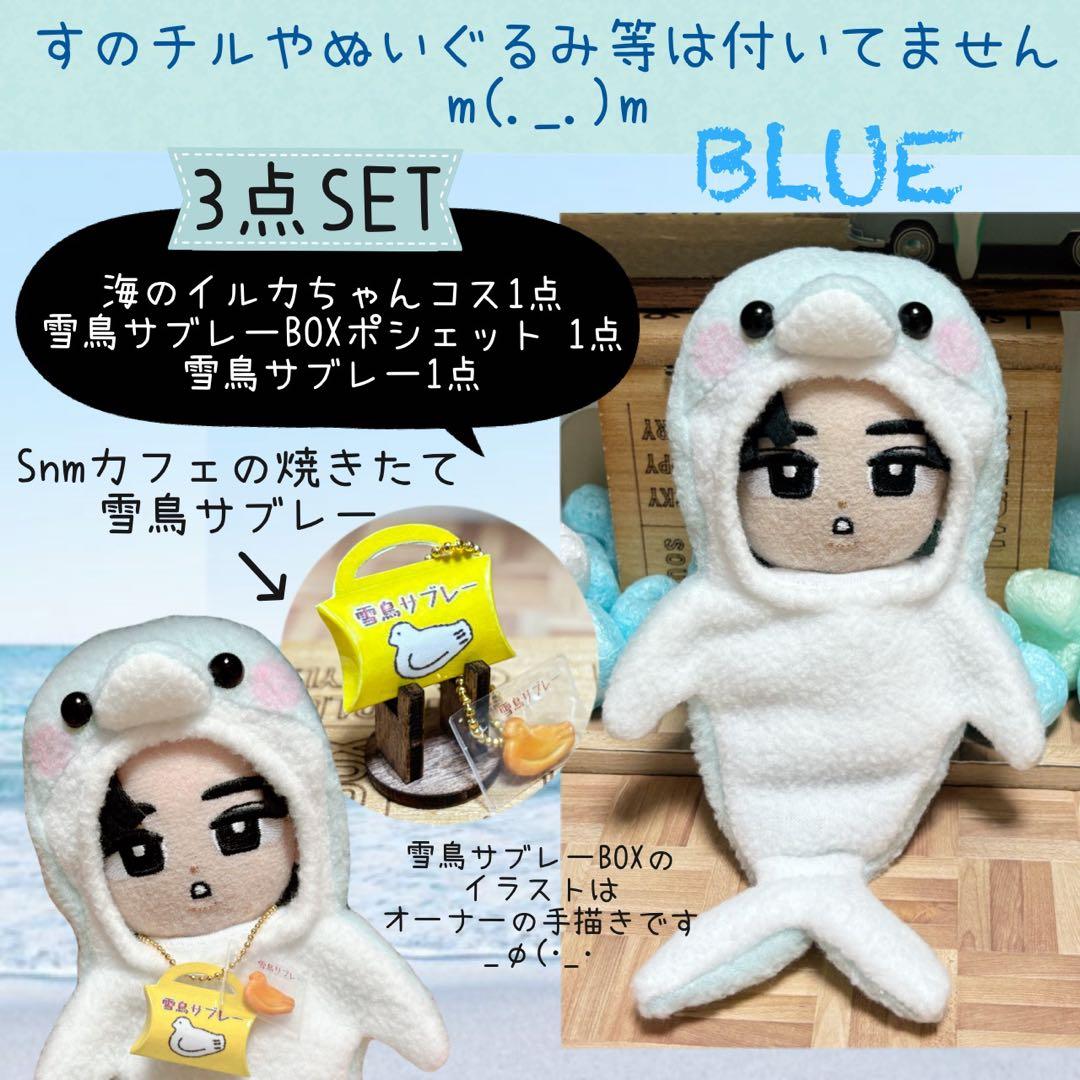 すのチル　服　小物　海のイルカちゃんコスと雪鳥サブレーSET オーダーページ