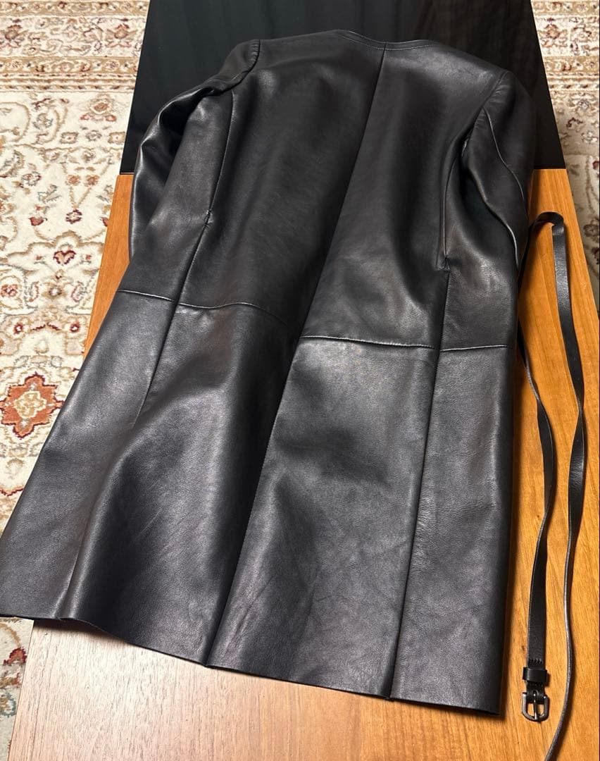 ラフォンタナマジョーレLe Verseaubleuレザージャケットsize３８