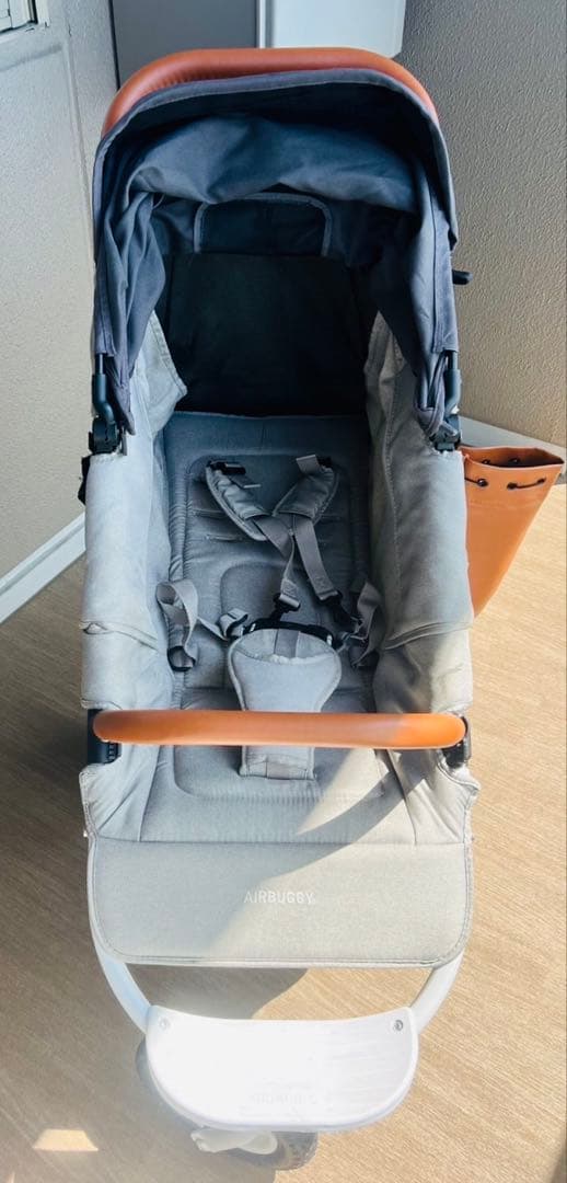 美品！AIRBUGGY ベビーカー グレー