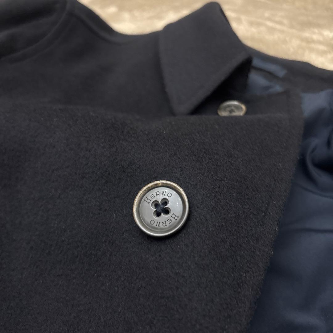 【さかい】HERNO ウールカシミア ステンカラーコート