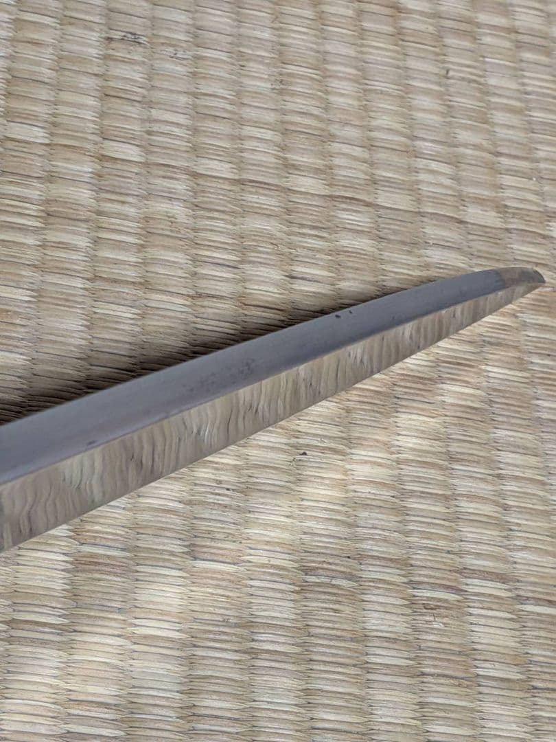 高級 本霞 出刃包丁 全長37cm 刃渡31cm 研ぎ直し済 刺身包丁