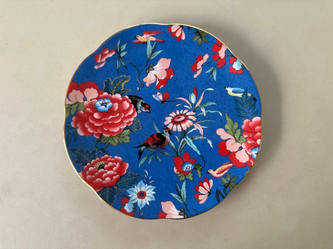 【希少・美品】ウェッジウッド ペオニアブラッシュ ディナープレート27cm 4枚