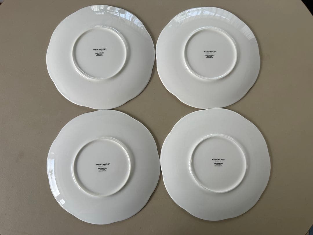 【希少・美品】ウェッジウッド ペオニアブラッシュ ディナープレート27cm 4枚