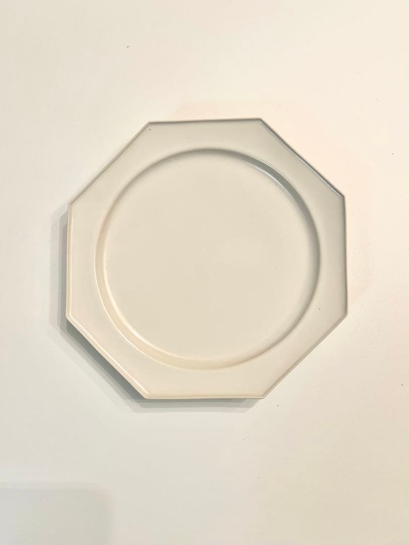 石川隆児 八角プレート 八角皿 オクトゴナル 器 皿 作家 18.5cm 未使用