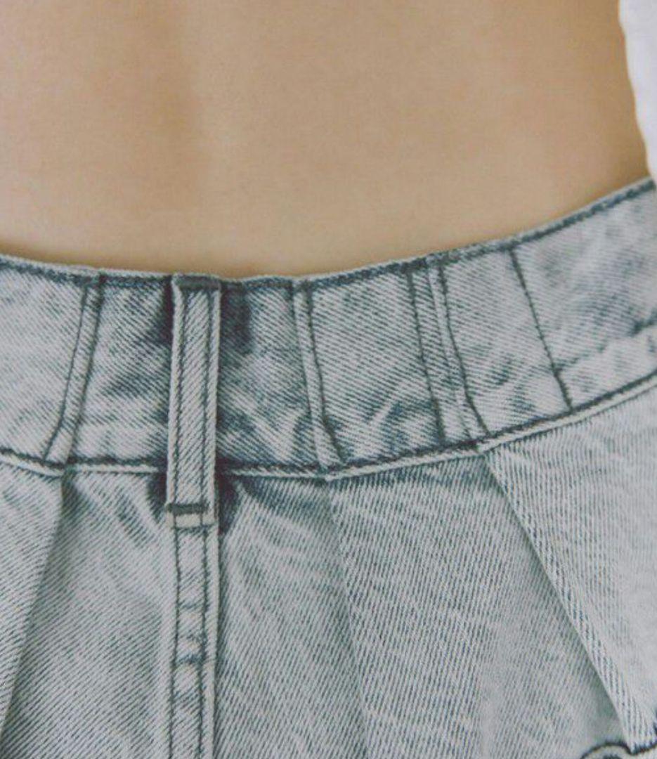 ☆限定sale☆【ADAM ET ROPE'】バックタックワイドデニム