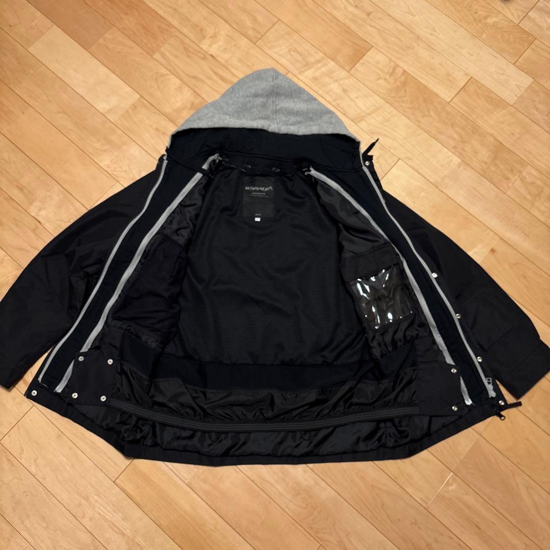 【美品】 AA HARDWEAR ダブルエー　スラッシャー　ウェア　黒赤　スノボ