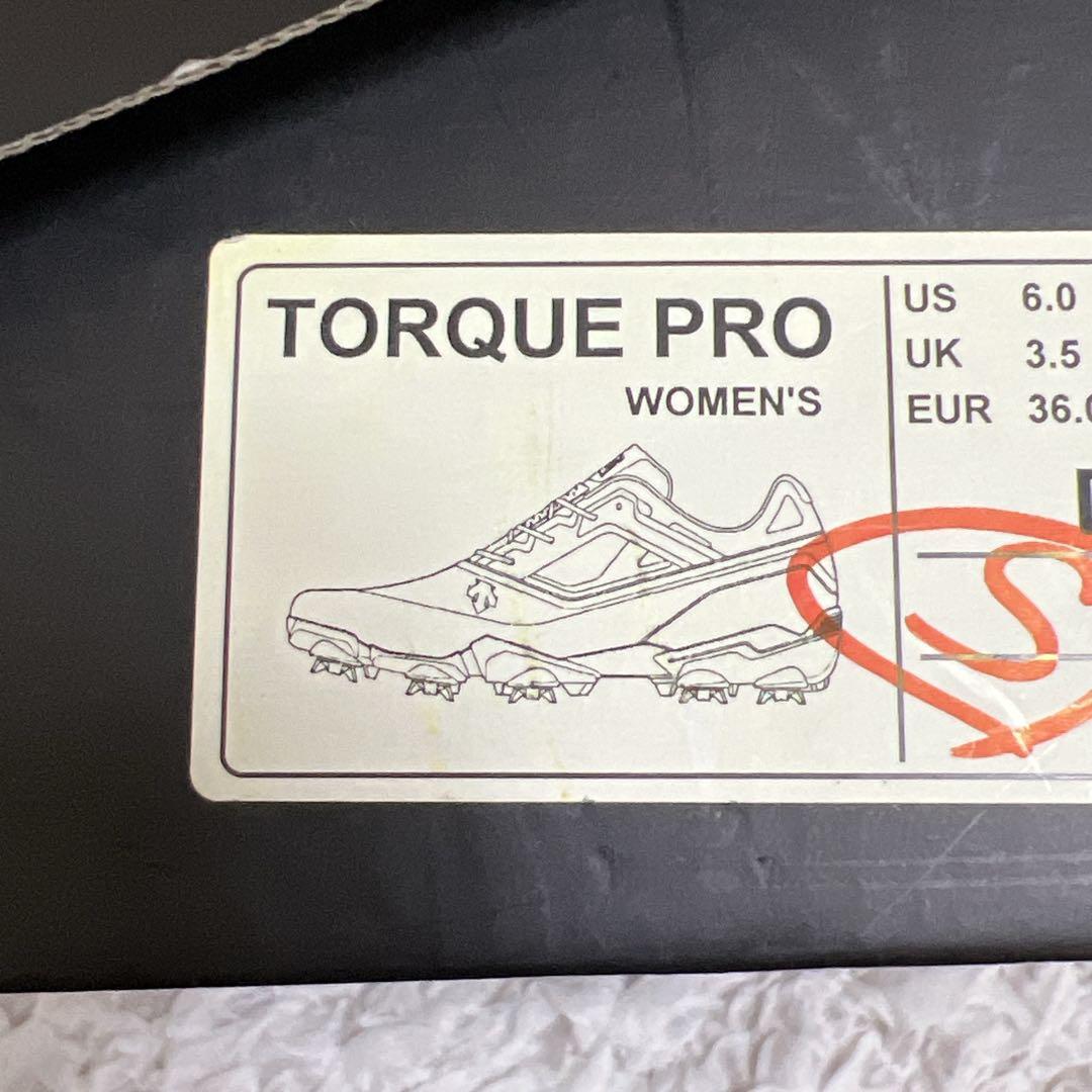 【お値下げ歓迎、即日発送】デサントゴルフ　スパイク　新品未使用　ブラック23cm