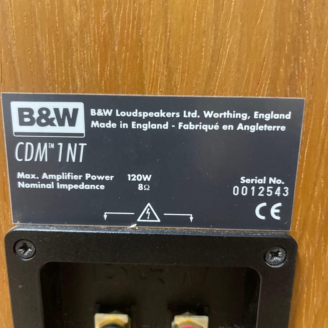 B&W スピーカー　CDM ￼1NT ジャンク品