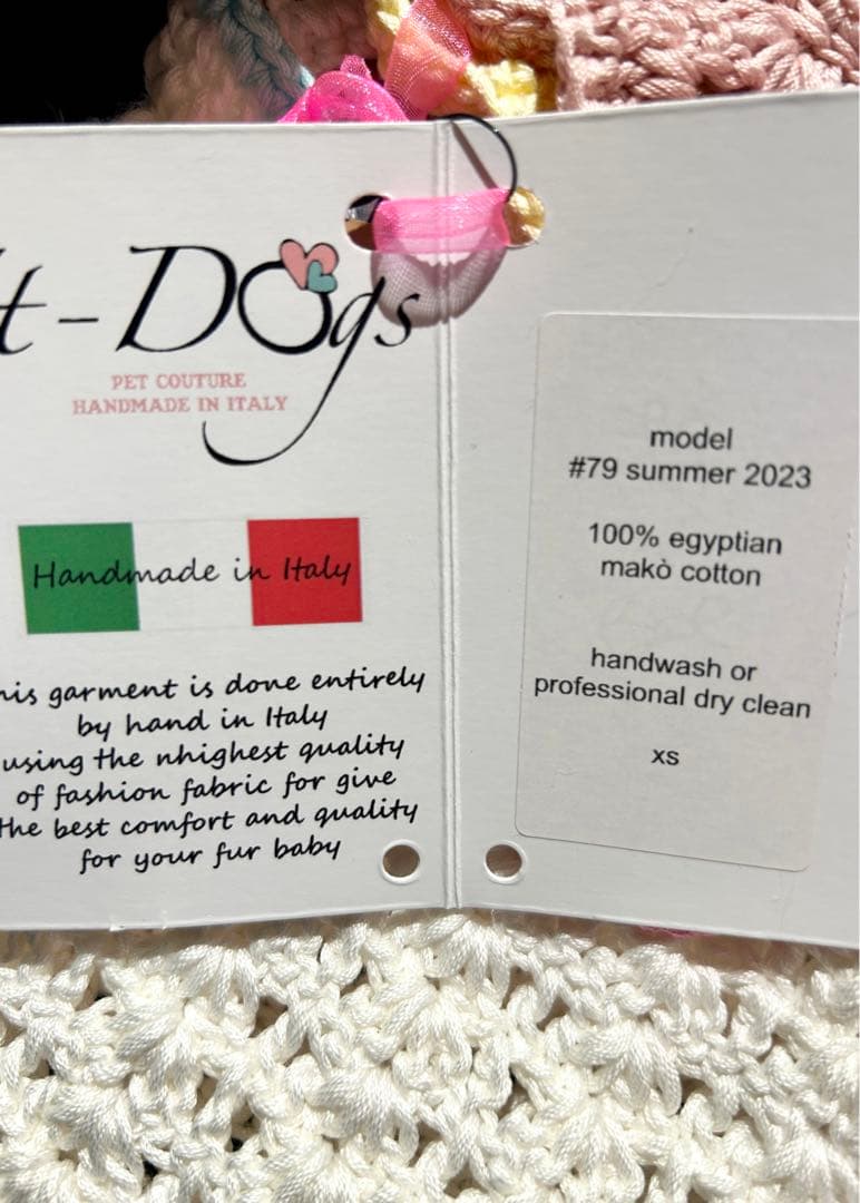 itdogs お花のニットトップス XSサイズ