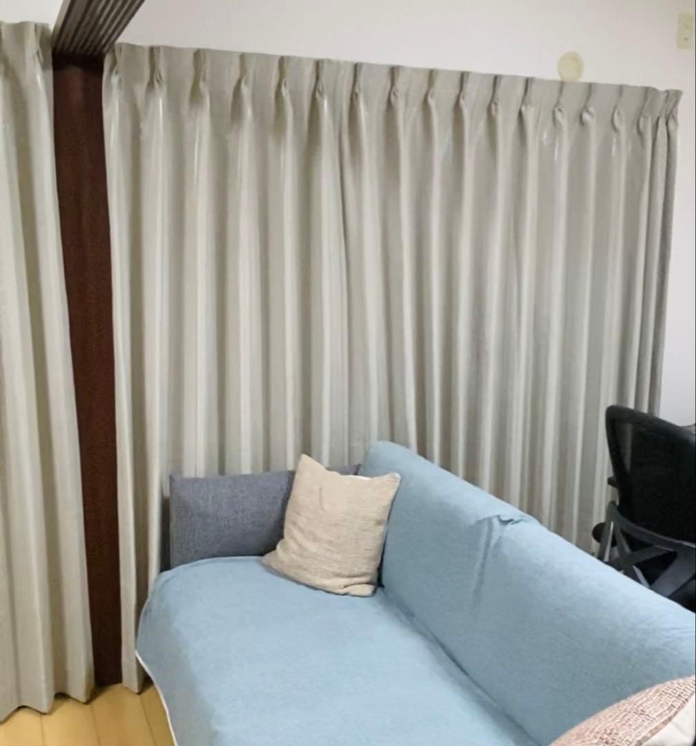 ニトリ　オーダーレースカーテンセット