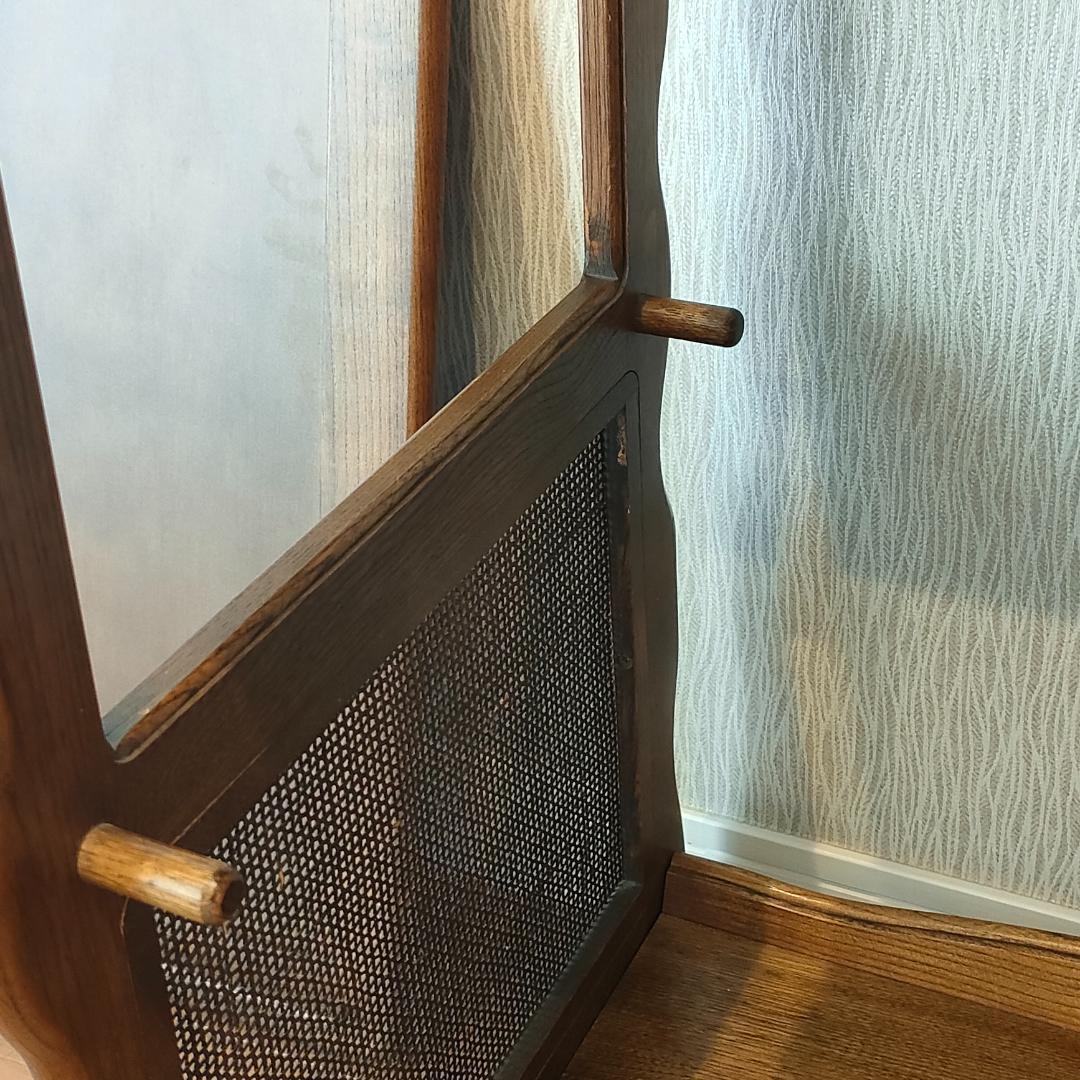 カリモク　キッチンワゴン　木製ワゴン　サイドテーブル　キャスター付き