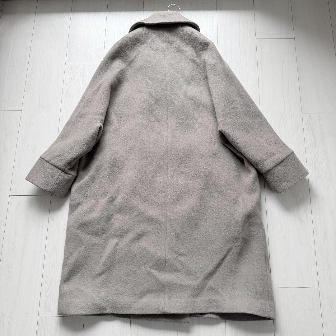 美品・希少カラー✨ティッカ　テントコート　オーバーコート　ロング　オリーブ　F