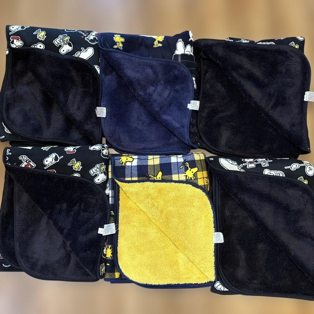【6枚セット】ユニクロ スヌーピー ブランケット　毛布