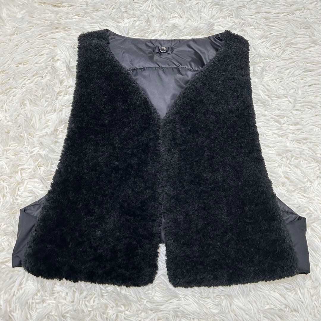 ヒロココシノ　2wayエコファーダウンコート　ブラック　Mサイズ　希少デザイン