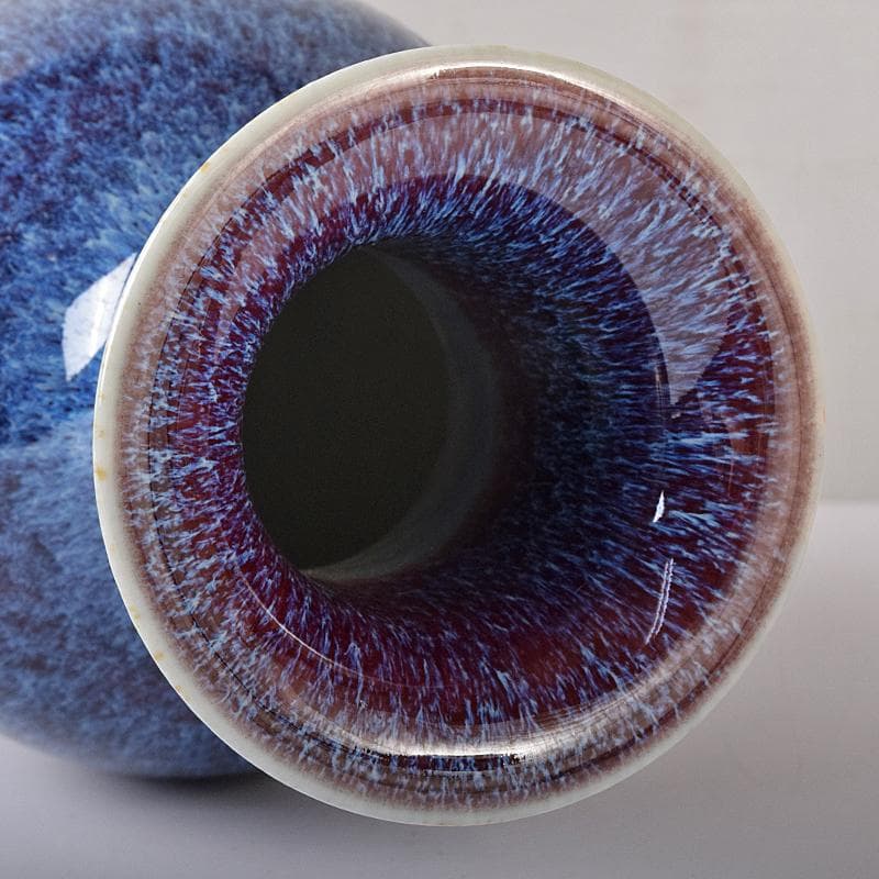 中国　大清康熙年製　海鼠釉瓶　M　R8741B