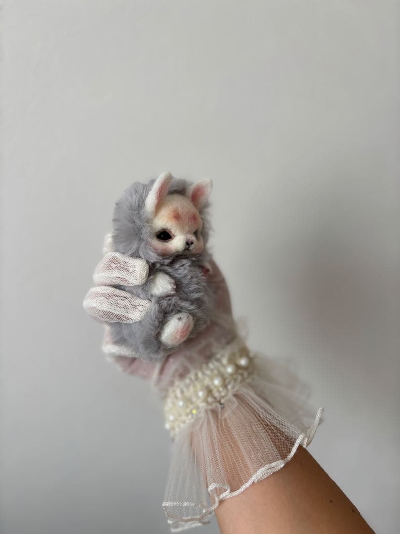 アートドール　No.56うさぎ幻獣　羊毛フェルト