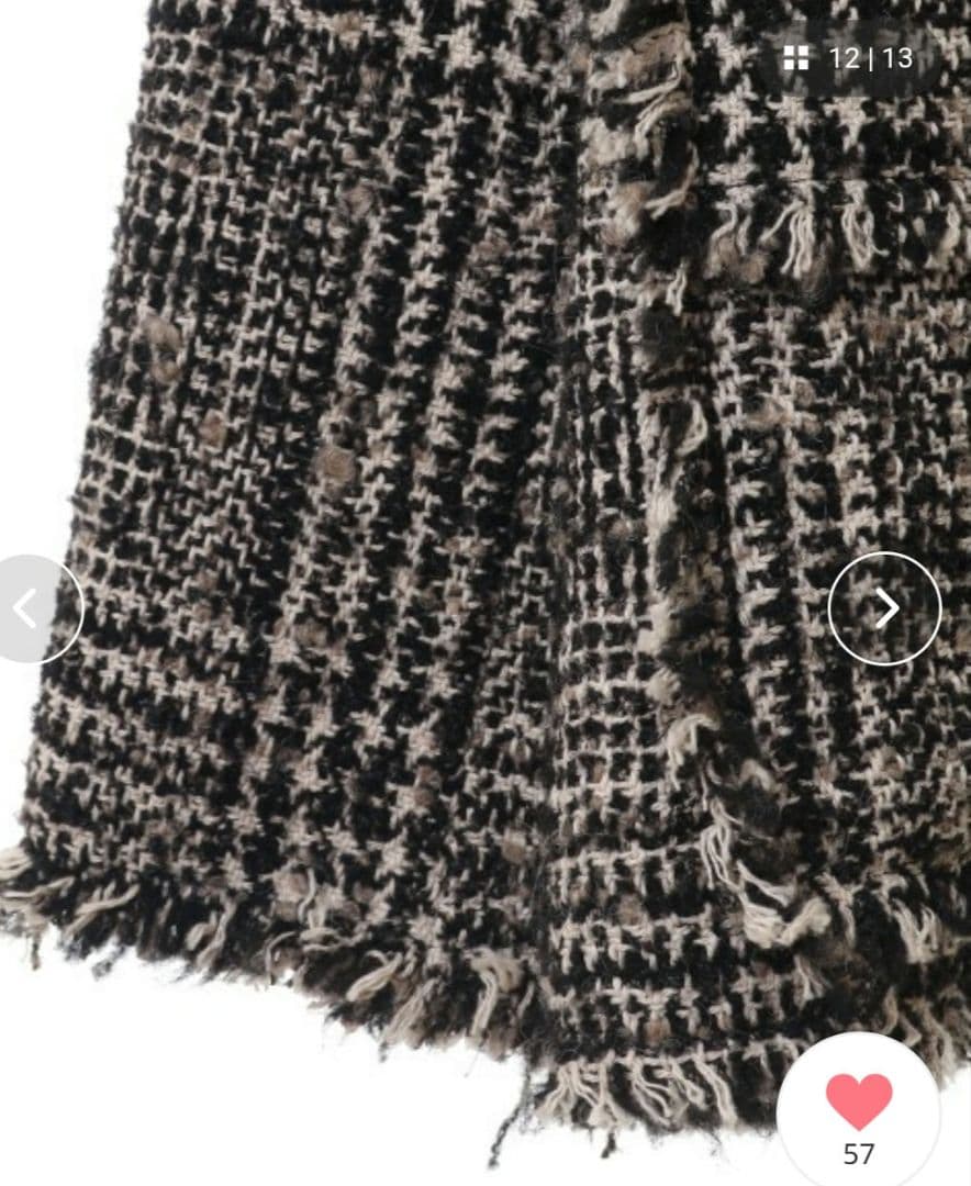 【CLANE】MIX TWEED BLOUSON サイズ1