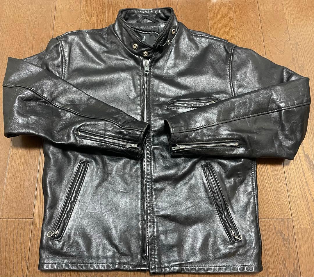 schott★ショット★641★レザーシングルライダースジャケット★40★本革★