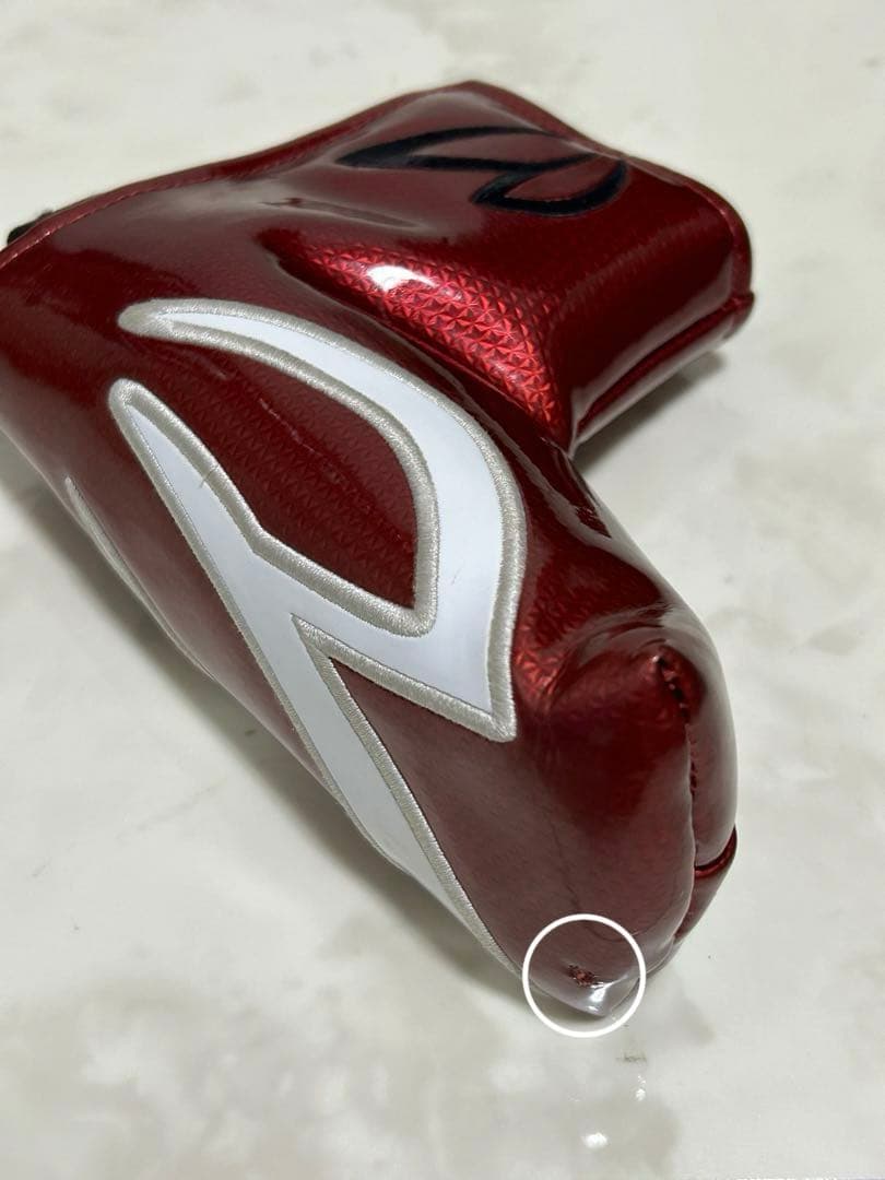 美品　マスターバニー　ツアーレッド　キャディバッグ　ヘッドカバー　エナメル　６点