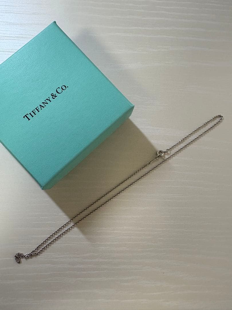 Tiffany & Co. シルバー ロングチェーンネックレス sv925