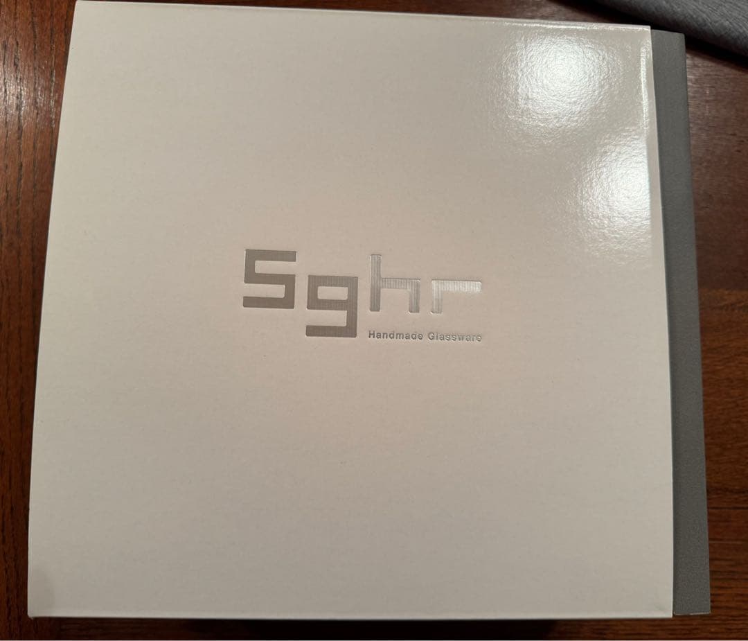 新品　sghr シャンパングラス　ブラック　スガハラガラス　ハンドメイド　3客